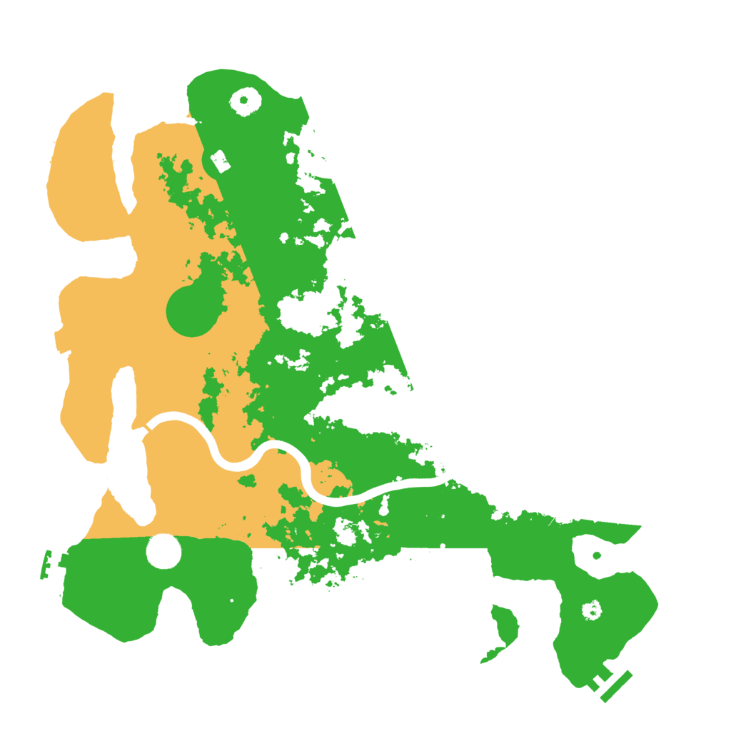 Biome Rust Map: Procedural Map, Size: 3750, Seed: 98770095