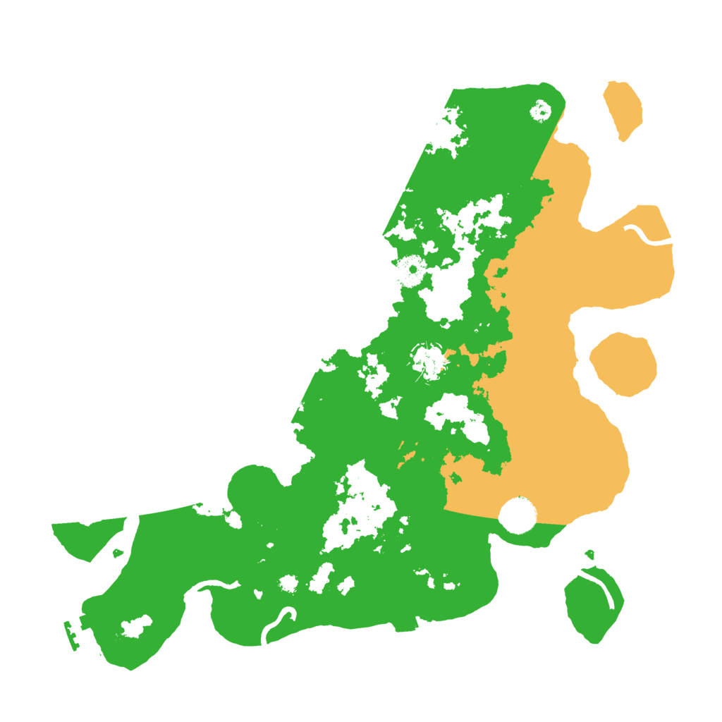 Biome Rust Map: Procedural Map, Size: 3600, Seed: 4419171
