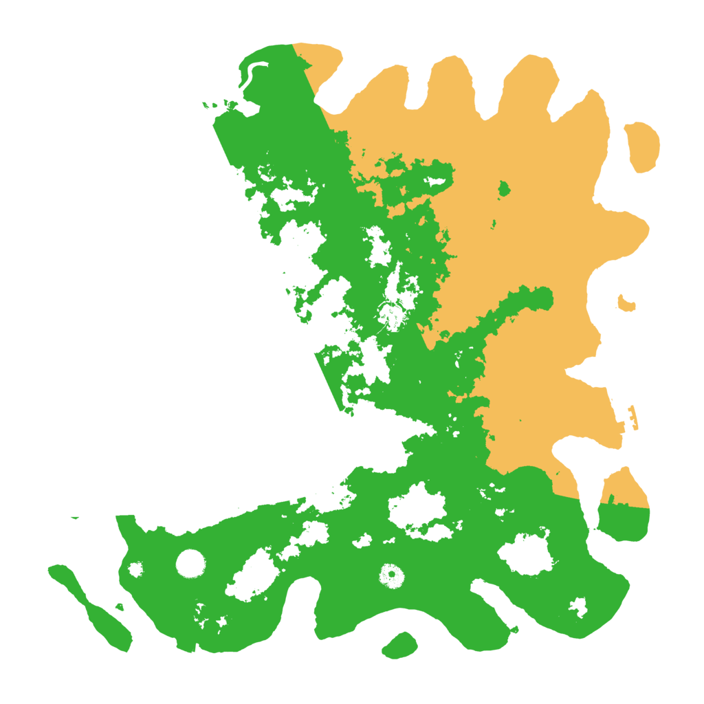 Biome Rust Map: Procedural Map, Size: 4300, Seed: 44146611