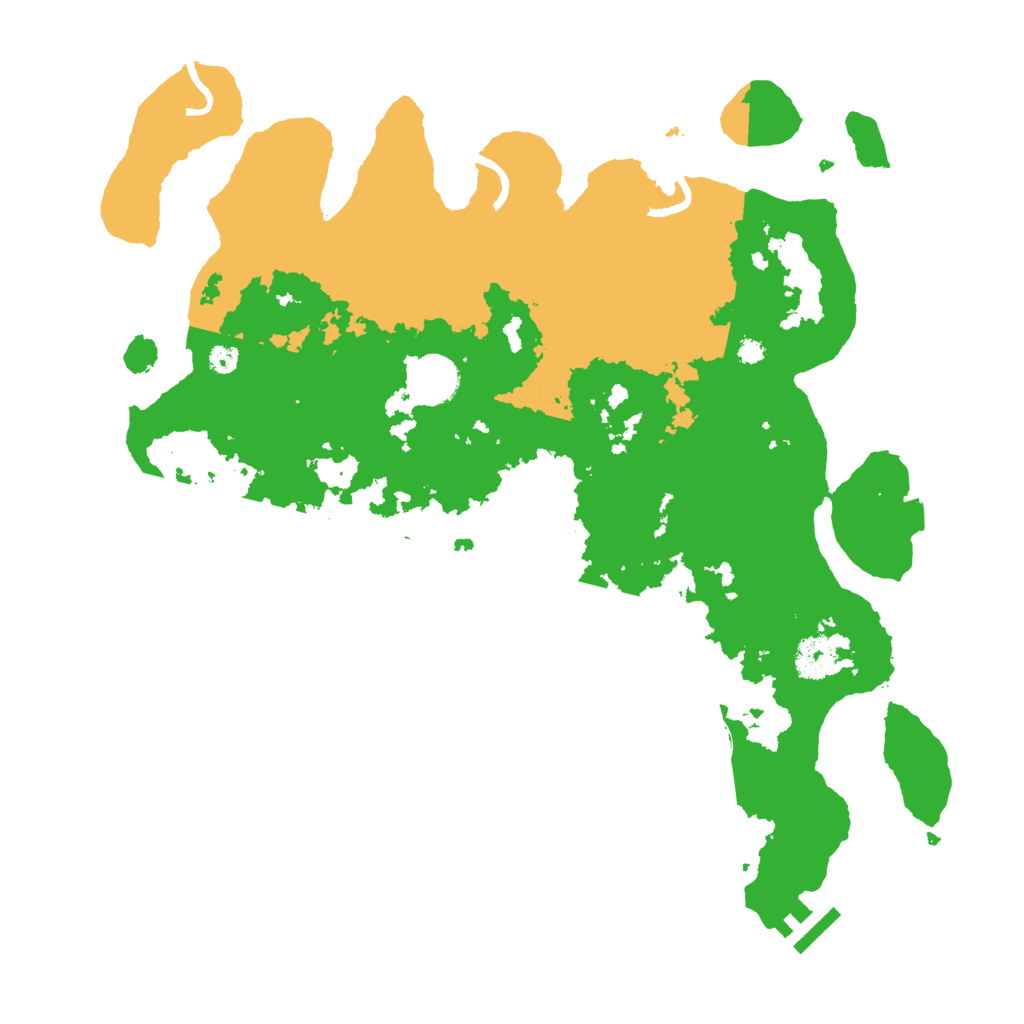 Biome Rust Map: Procedural Map, Size: 3650, Seed: 75796681