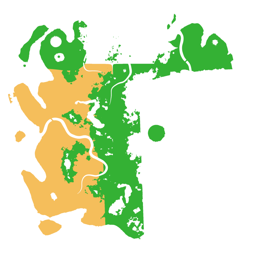 Biome Rust Map: Procedural Map, Size: 4100, Seed: 56136531