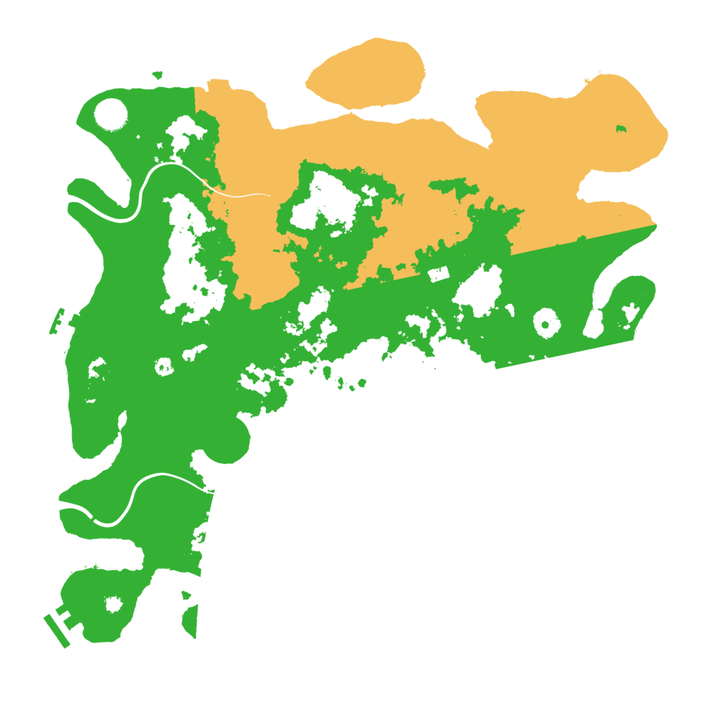 Biome Rust Map: Procedural Map, Size: 3900, Seed: 37128104