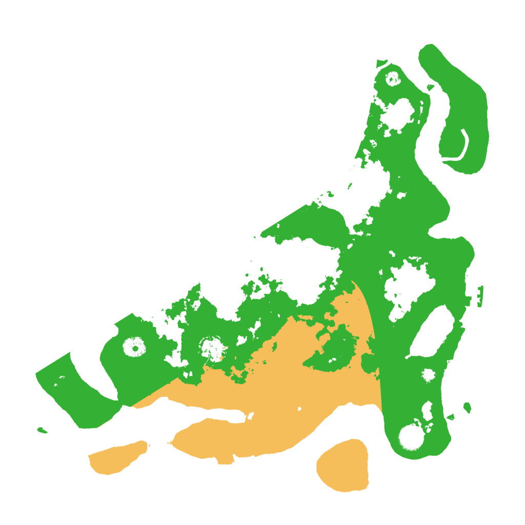 Biome Rust Map: Procedural Map, Size: 3700, Seed: 69179259