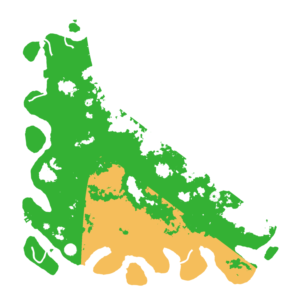 Biome Rust Map: Procedural Map, Size: 4300, Seed: 80188388