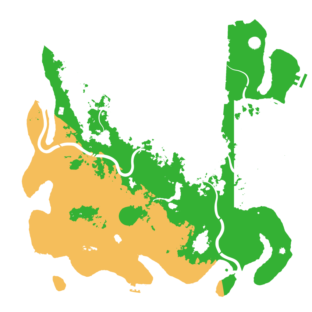Biome Rust Map: Procedural Map, Size: 4400, Seed: 81060466