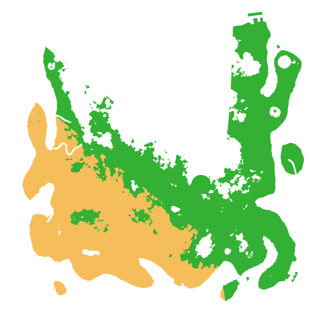 Biome Rust Map: Procedural Map, Size: 4400, Seed: 81060466