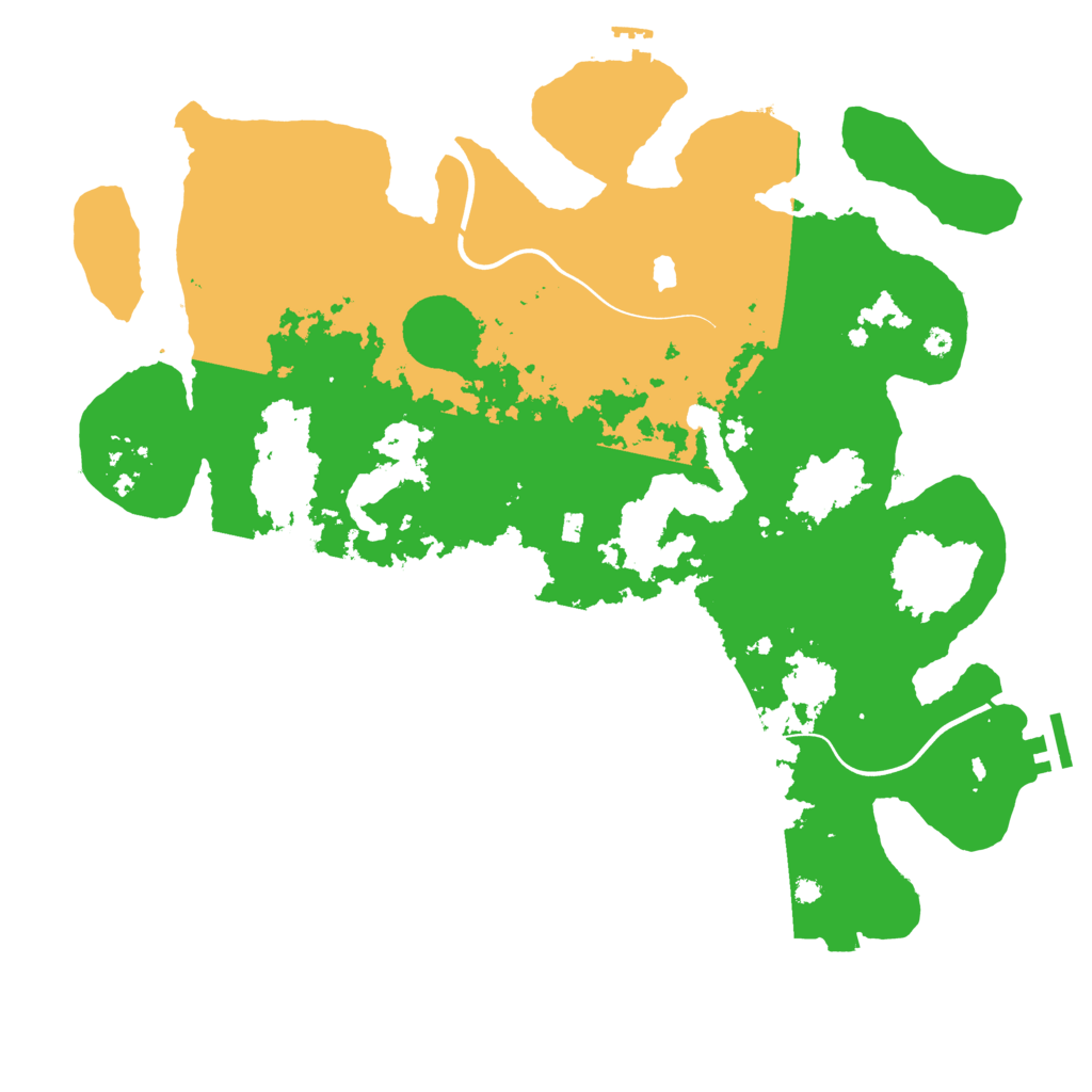 Biome Rust Map: Procedural Map, Size: 4000, Seed: 25376727