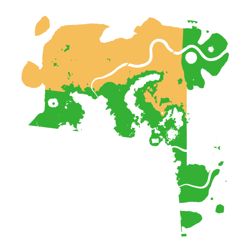 Biome Rust Map: Procedural Map, Size: 3850, Seed: 82197589
