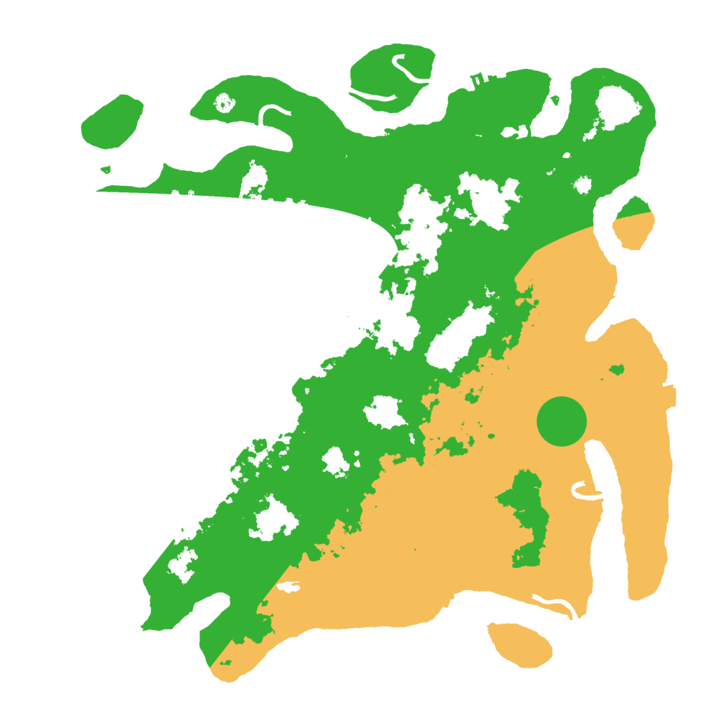 Biome Rust Map: Procedural Map, Size: 3800, Seed: 95852591