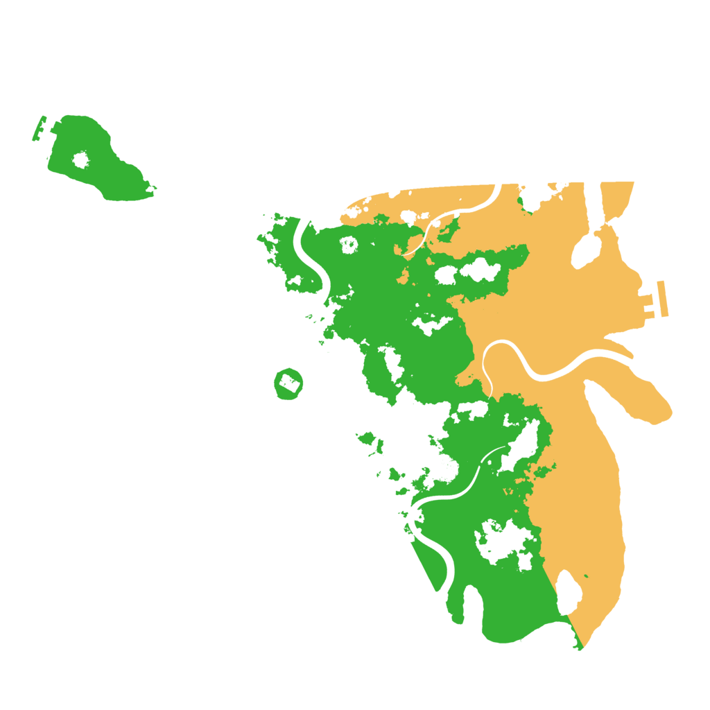 Biome Rust Map: Procedural Map, Size: 3999, Seed: 1333