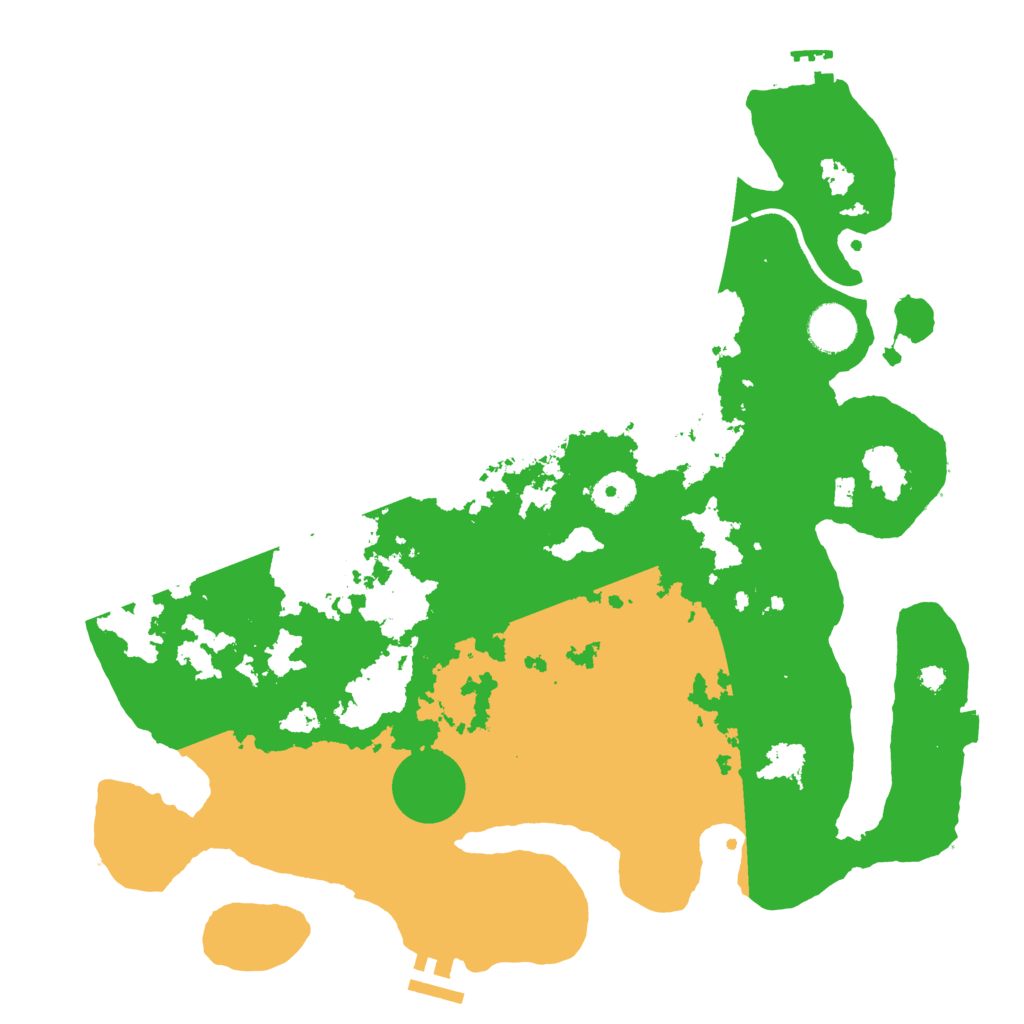 Biome Rust Map: Procedural Map, Size: 3700, Seed: 97389149