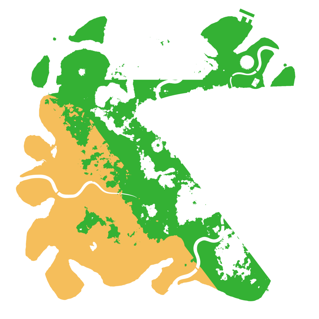 Biome Rust Map: Procedural Map, Size: 4100, Seed: 1111