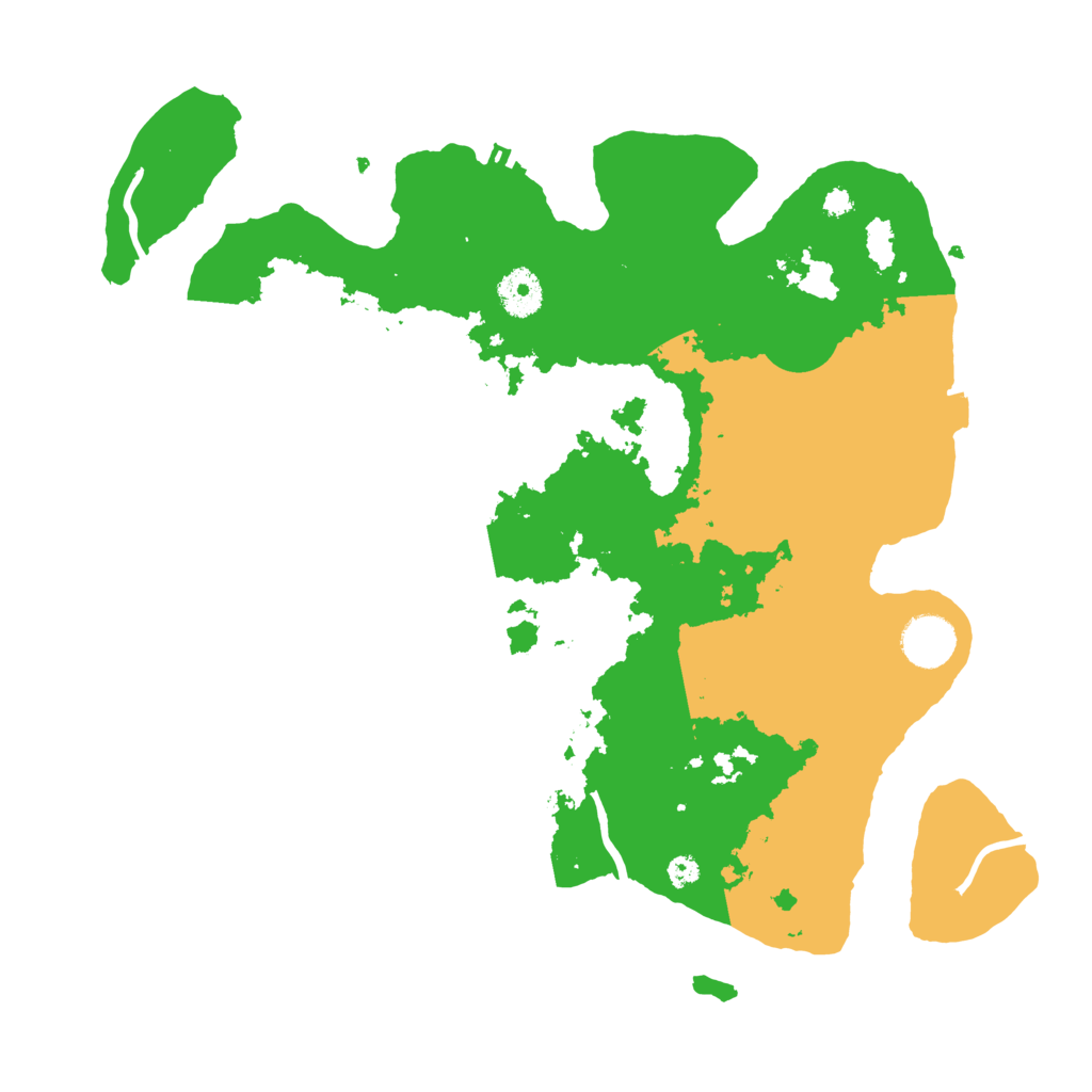 Biome Rust Map: Procedural Map, Size: 3600, Seed: 85003564