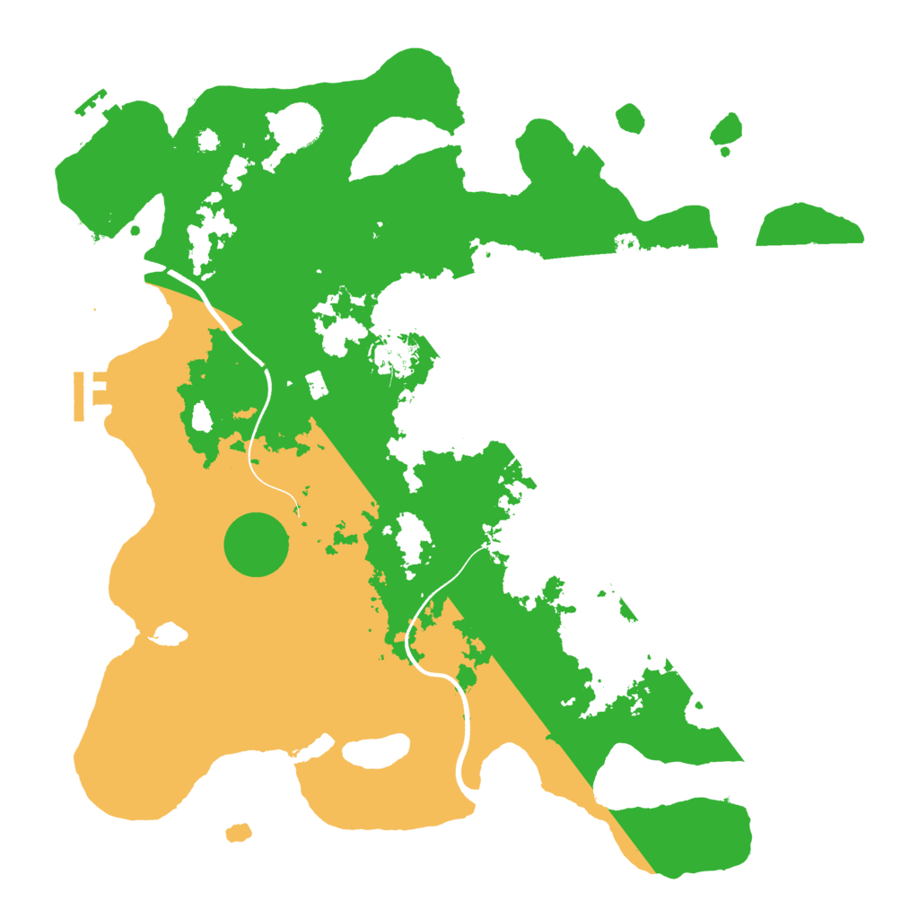 Biome Rust Map: Procedural Map, Size: 3750, Seed: 4222355