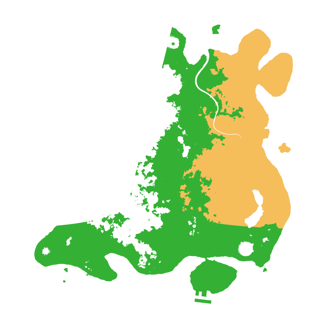 Biome Rust Map: Procedural Map, Size: 3800, Seed: 93435938