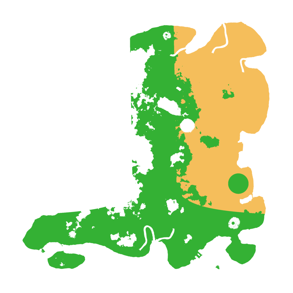 Biome Rust Map: Procedural Map, Size: 3800, Seed: 97911691