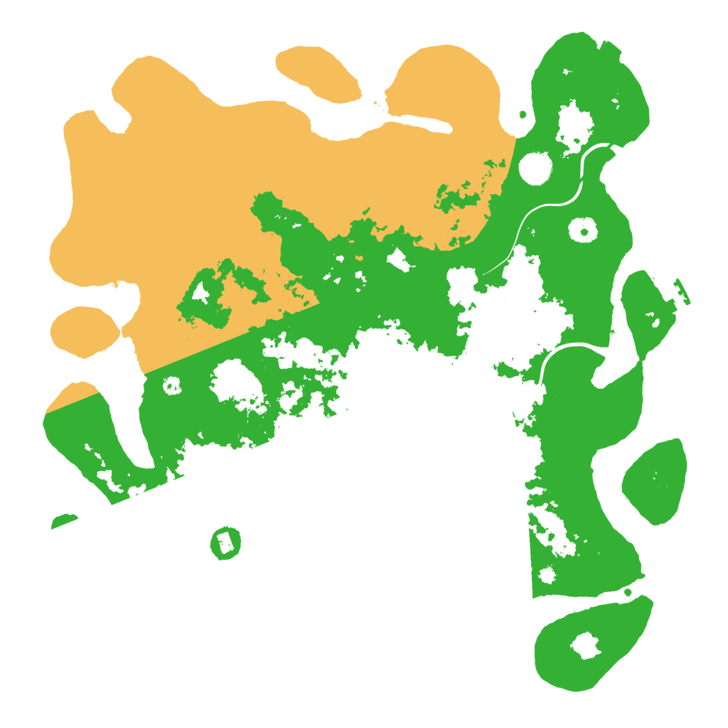 Biome Rust Map: Procedural Map, Size: 3950, Seed: 23044369