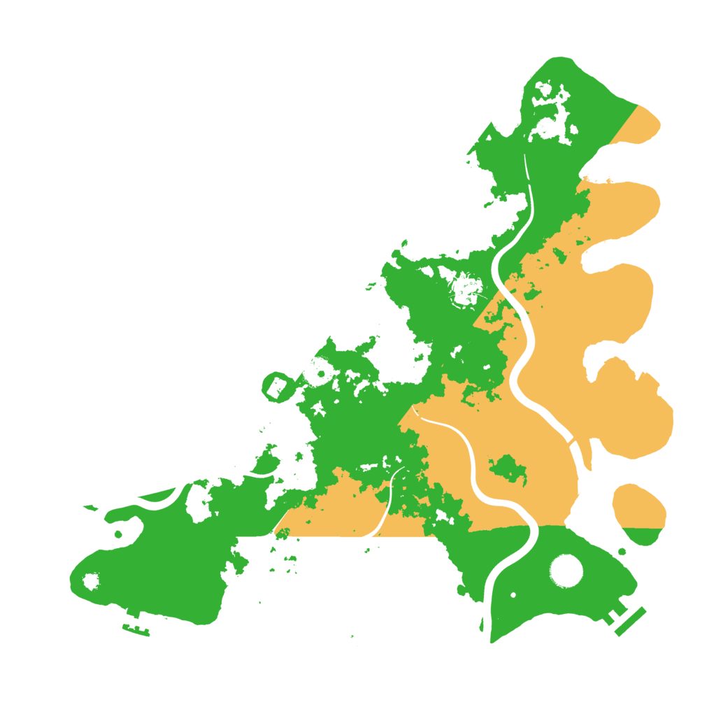 Biome Rust Map: Procedural Map, Size: 3850, Seed: 4239658