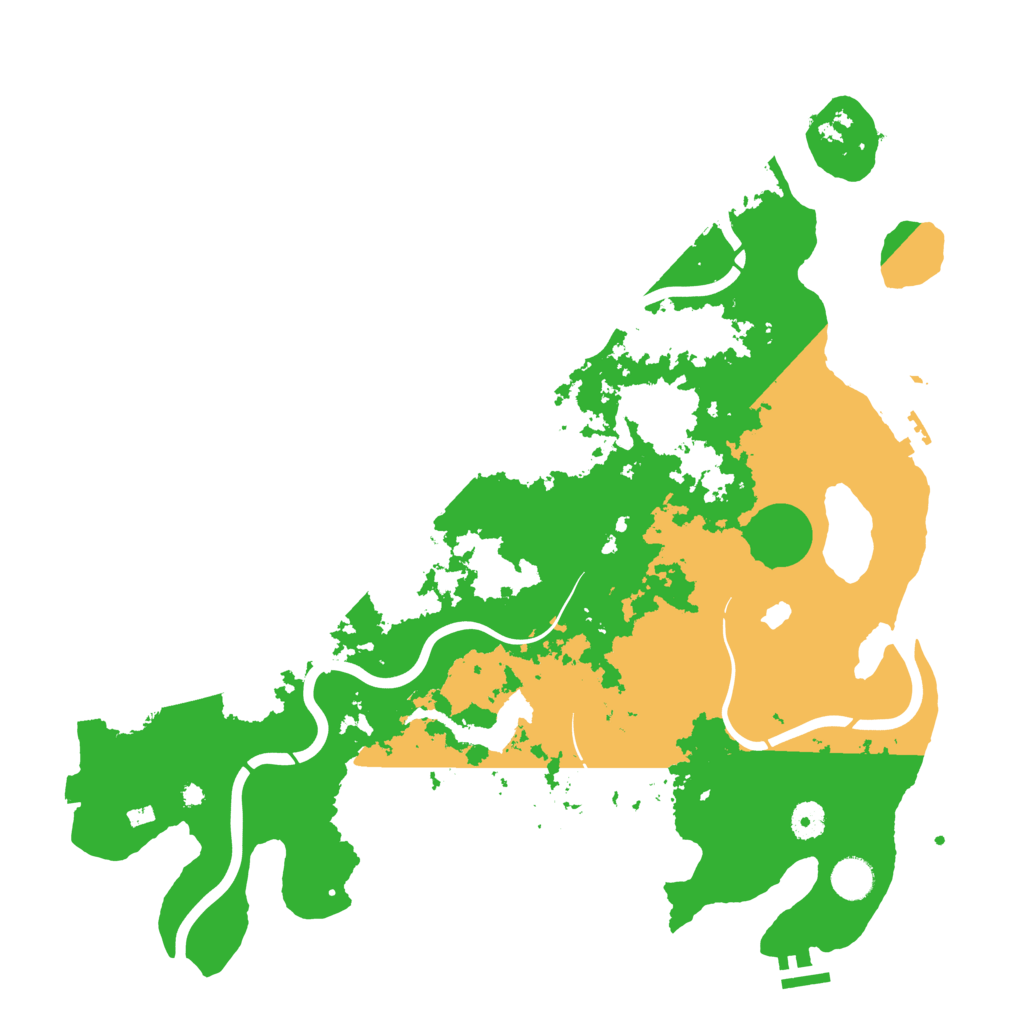Biome Rust Map: Procedural Map, Size: 4250, Seed: 21372182