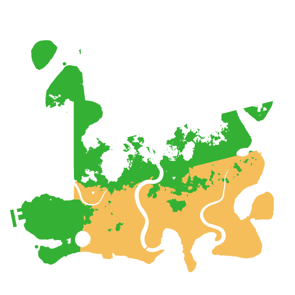 Biome Rust Map: Procedural Map, Size: 3400, Seed: 26632633