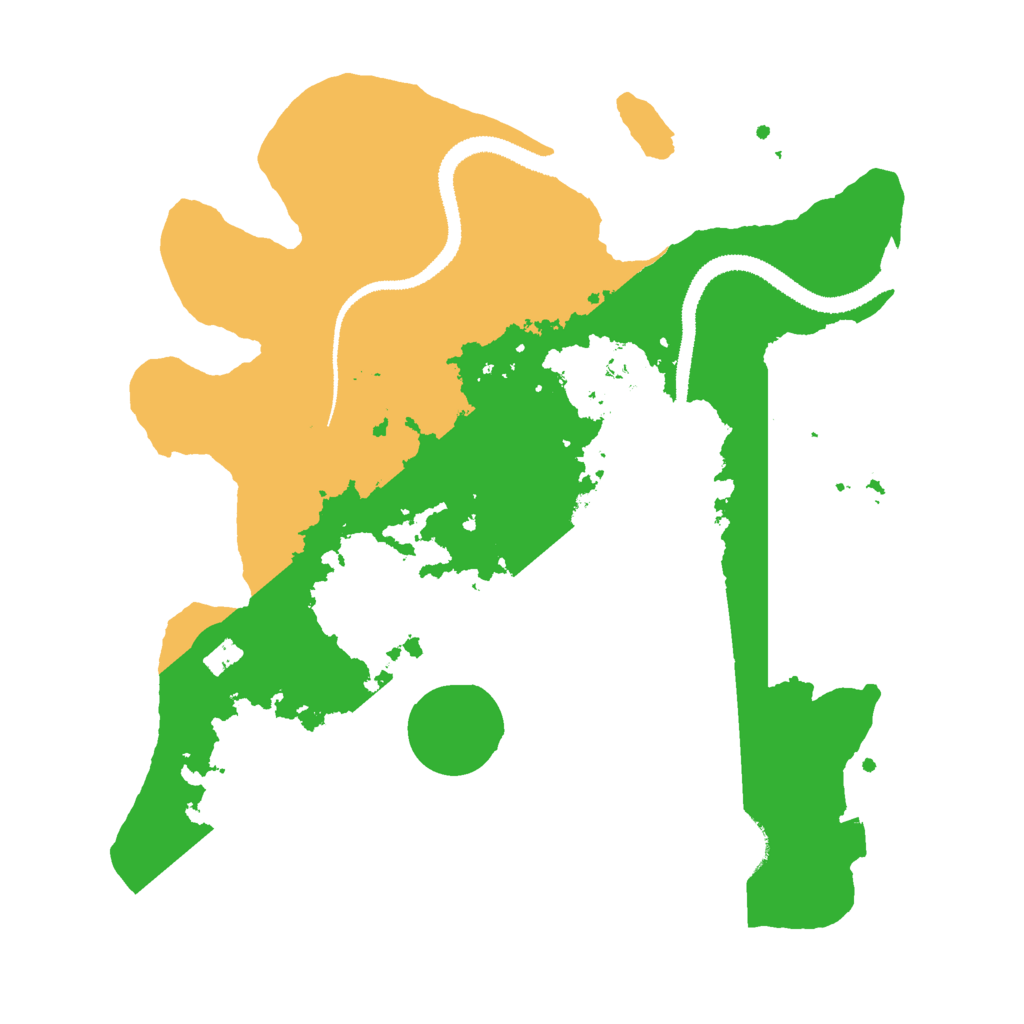 Biome Rust Map: Procedural Map, Size: 3000, Seed: 1562693091