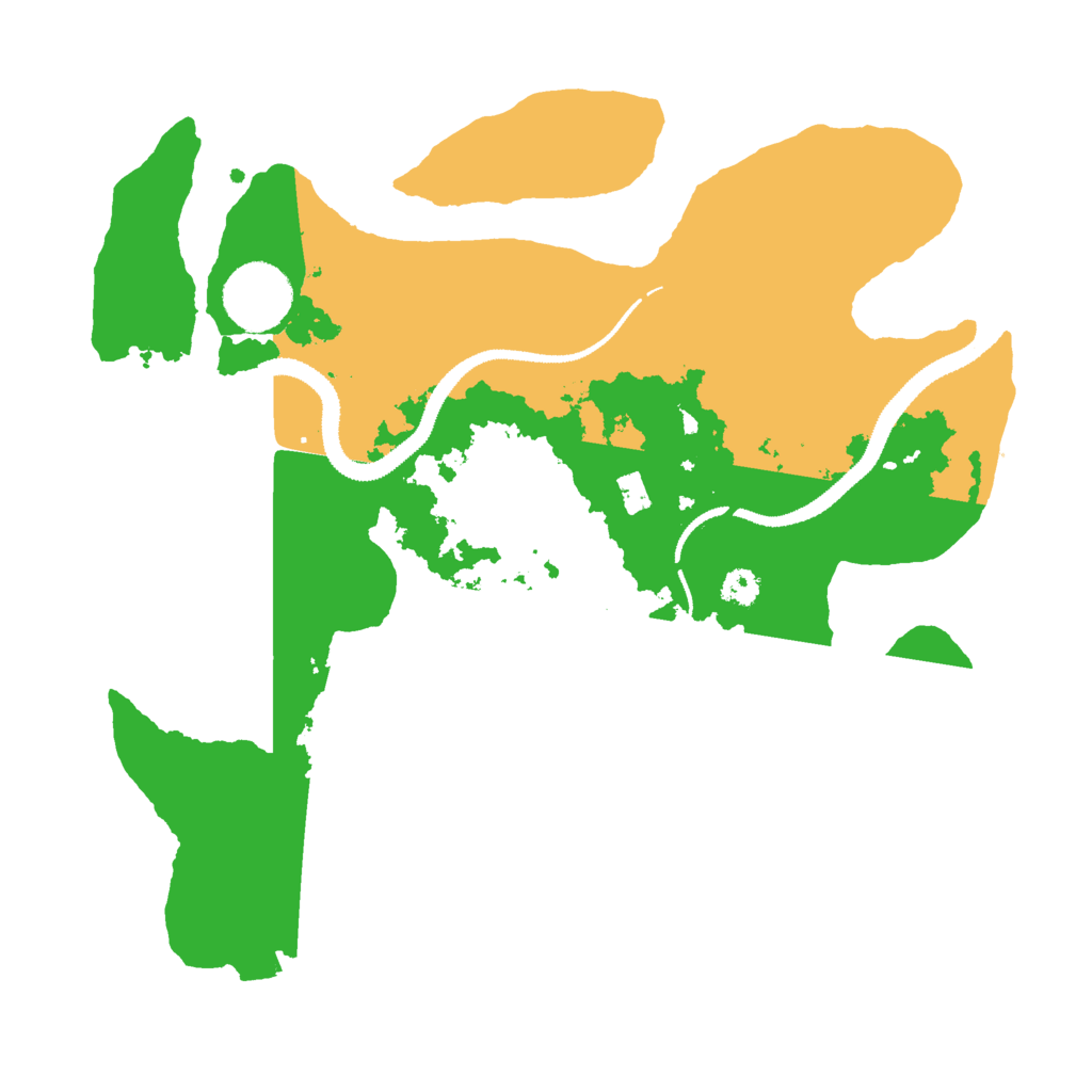 Biome Rust Map: Procedural Map, Size: 3000, Seed: 16705