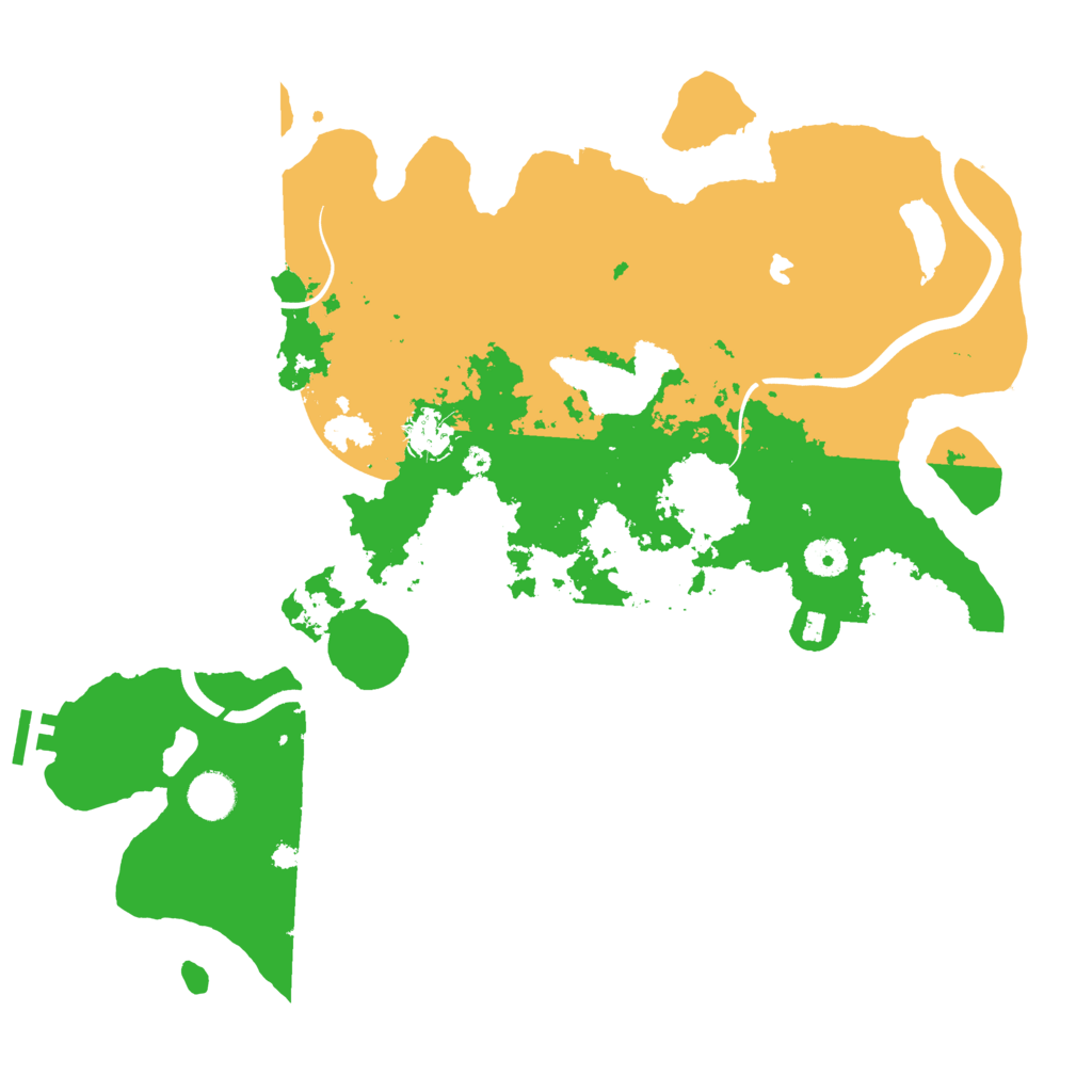 Biome Rust Map: Procedural Map, Size: 4000, Seed: 95882724