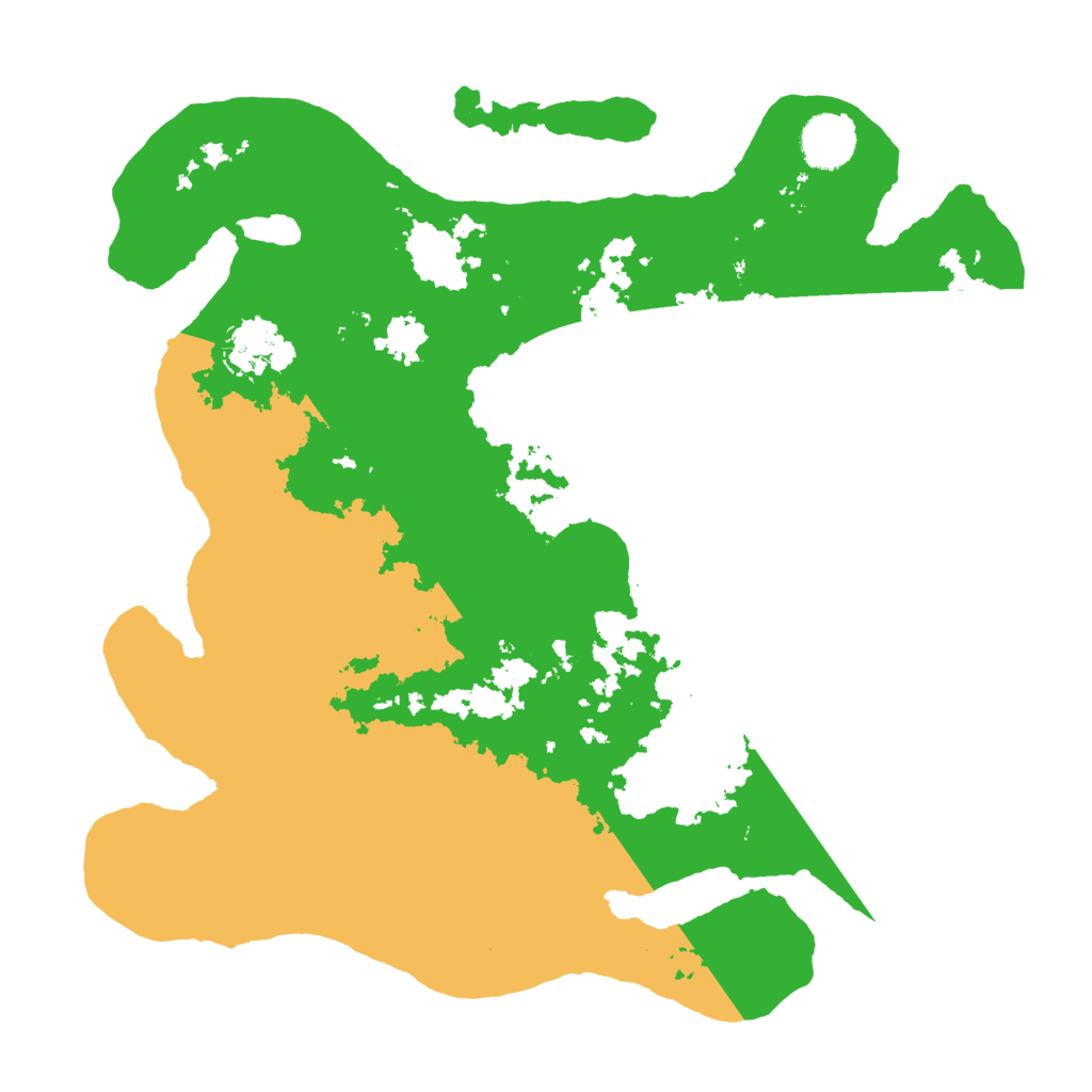 Biome Rust Map: Barren, Size: 3500, Seed: 7342645