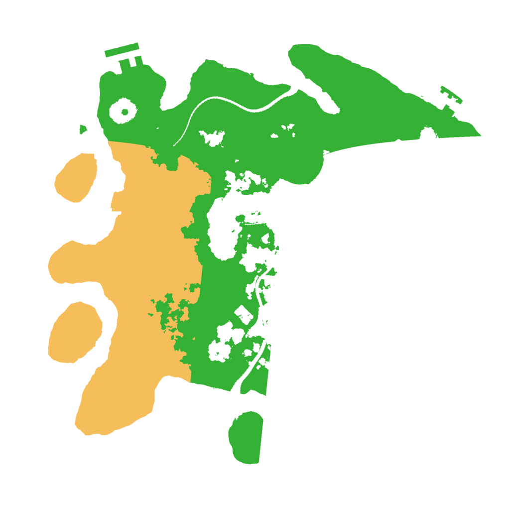Biome Rust Map: Procedural Map, Size: 3000, Seed: 21113374
