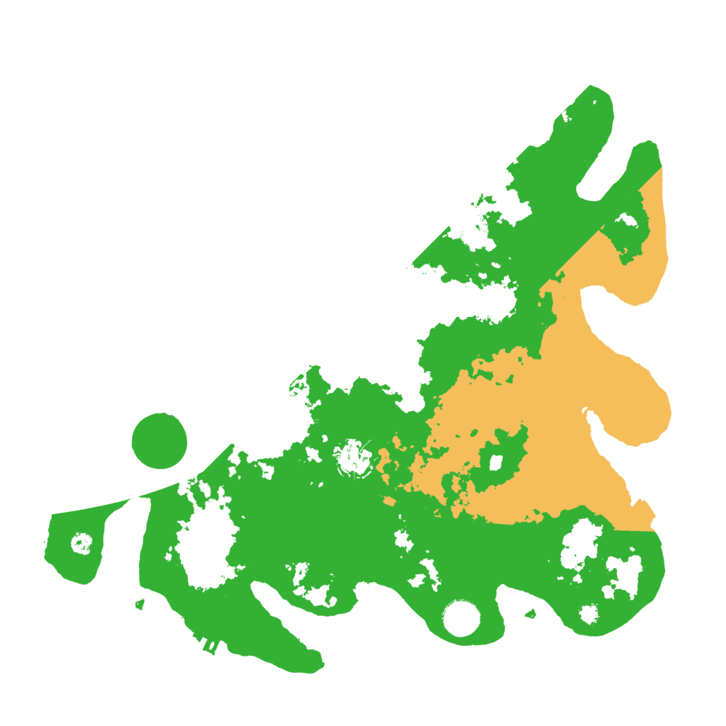 Biome Rust Map: Procedural Map, Size: 3500, Seed: 808501892