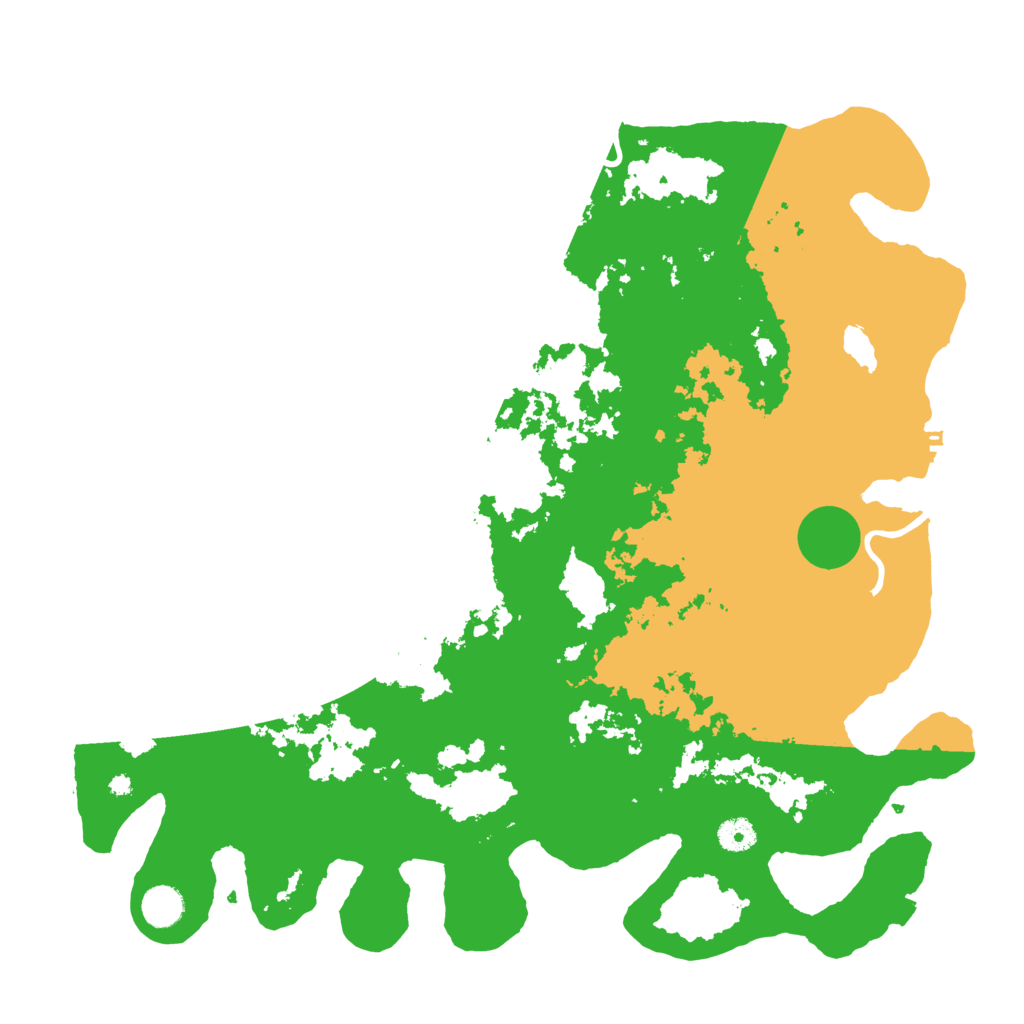 Biome Rust Map: Procedural Map, Size: 4300, Seed: 702231678