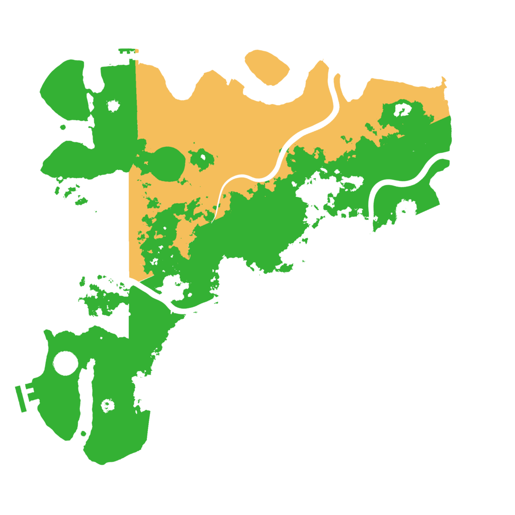 Biome Rust Map: Procedural Map, Size: 3900, Seed: 2616189