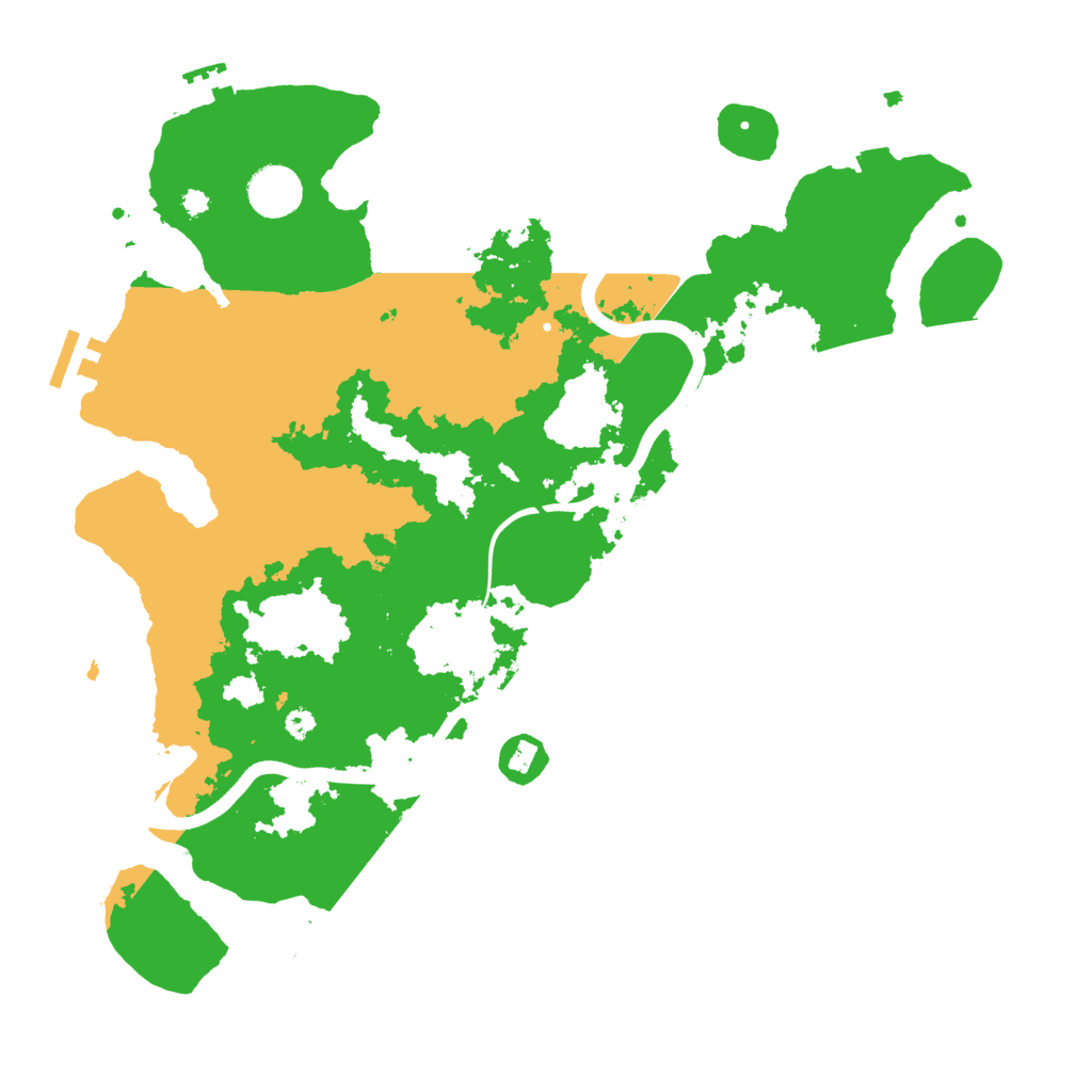 Biome Rust Map: Procedural Map, Size: 3750, Seed: 65258401