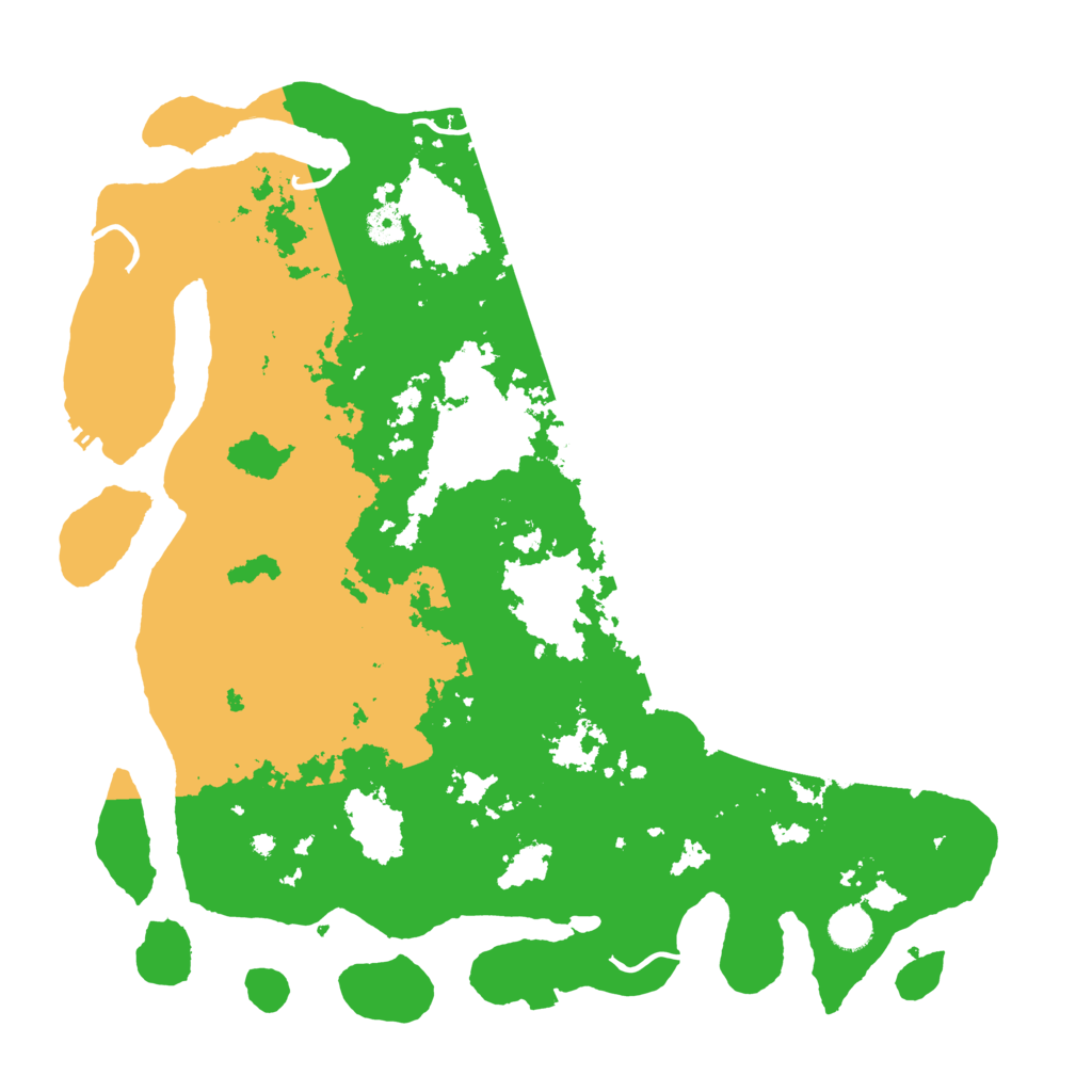 Biome Rust Map: Procedural Map, Size: 4400, Seed: 58152918