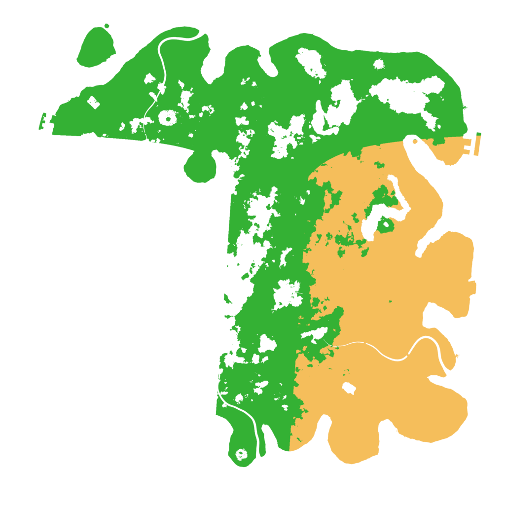 Biome Rust Map: Procedural Map, Size: 4400, Seed: 22332296