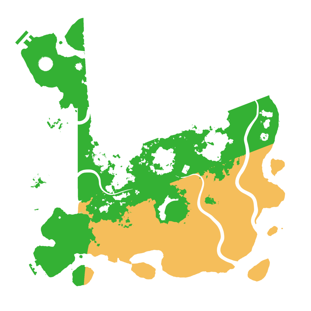 Biome Rust Map: Procedural Map, Size: 3850, Seed: 94798965
