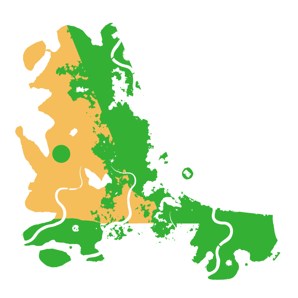Biome Rust Map: Procedural Map, Size: 4400, Seed: 8518037
