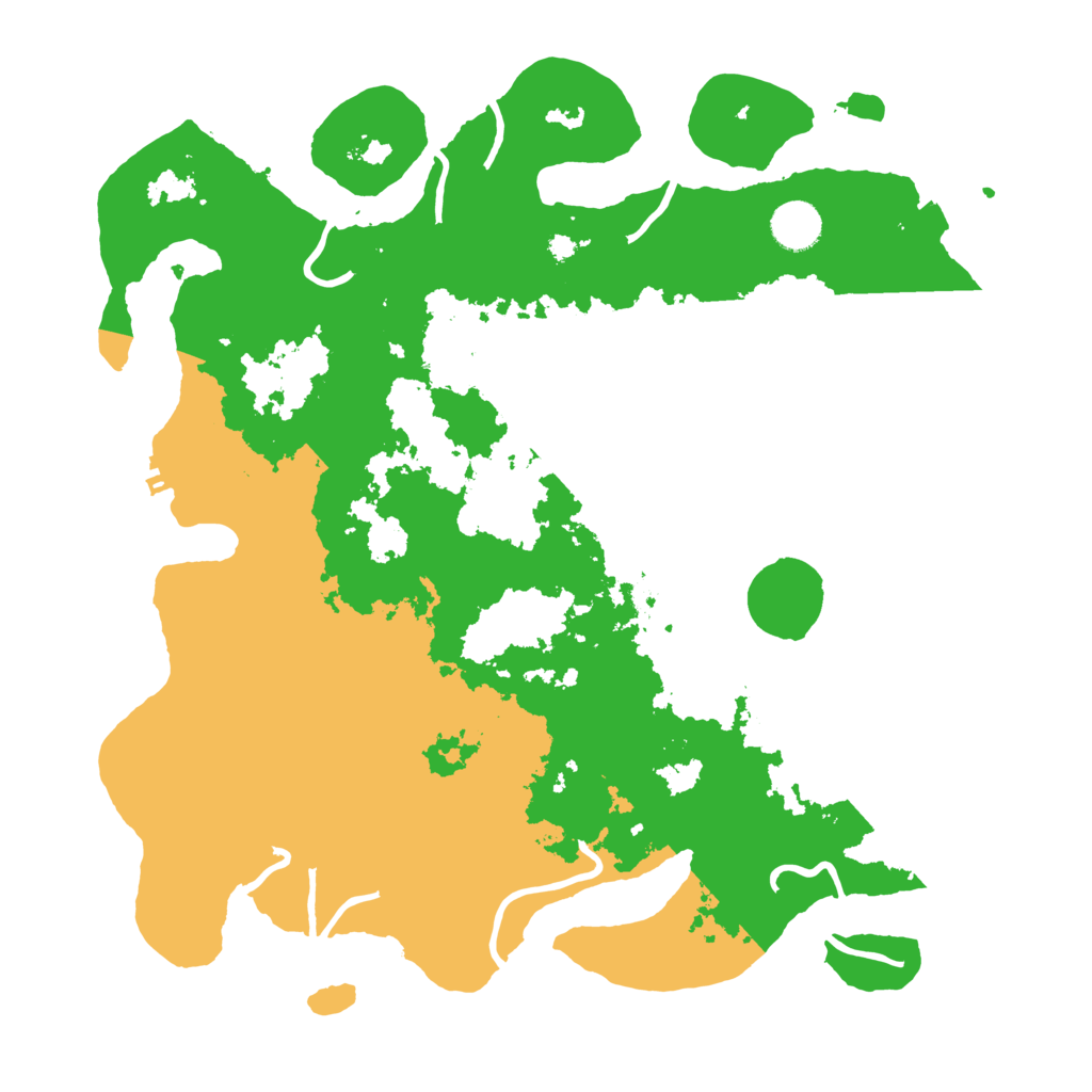 Biome Rust Map: Procedural Map, Size: 3850, Seed: 81358308