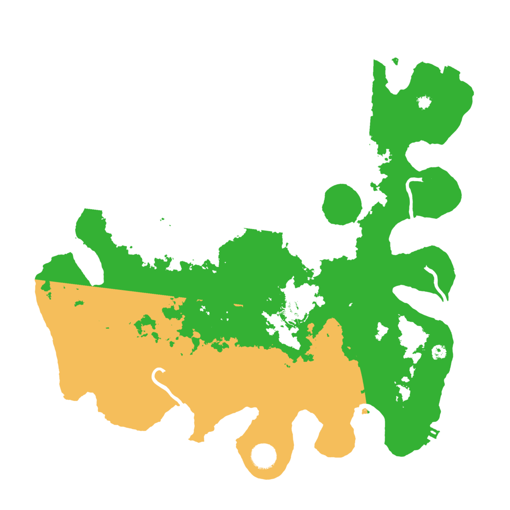 Biome Rust Map: Procedural Map, Size: 3550, Seed: 61400865