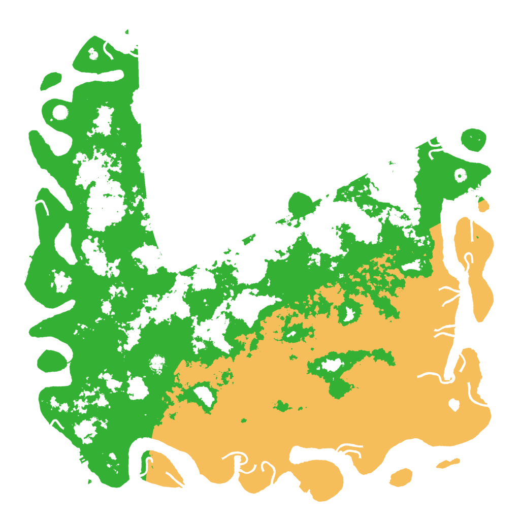 Biome Rust Map: Procedural Map, Size: 6000, Seed: 1008017810