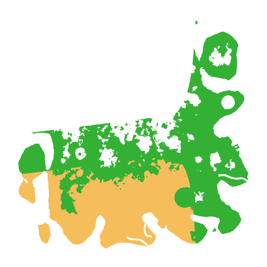 Biome Rust Map: Procedural Map, Size: 3500, Seed: 18213