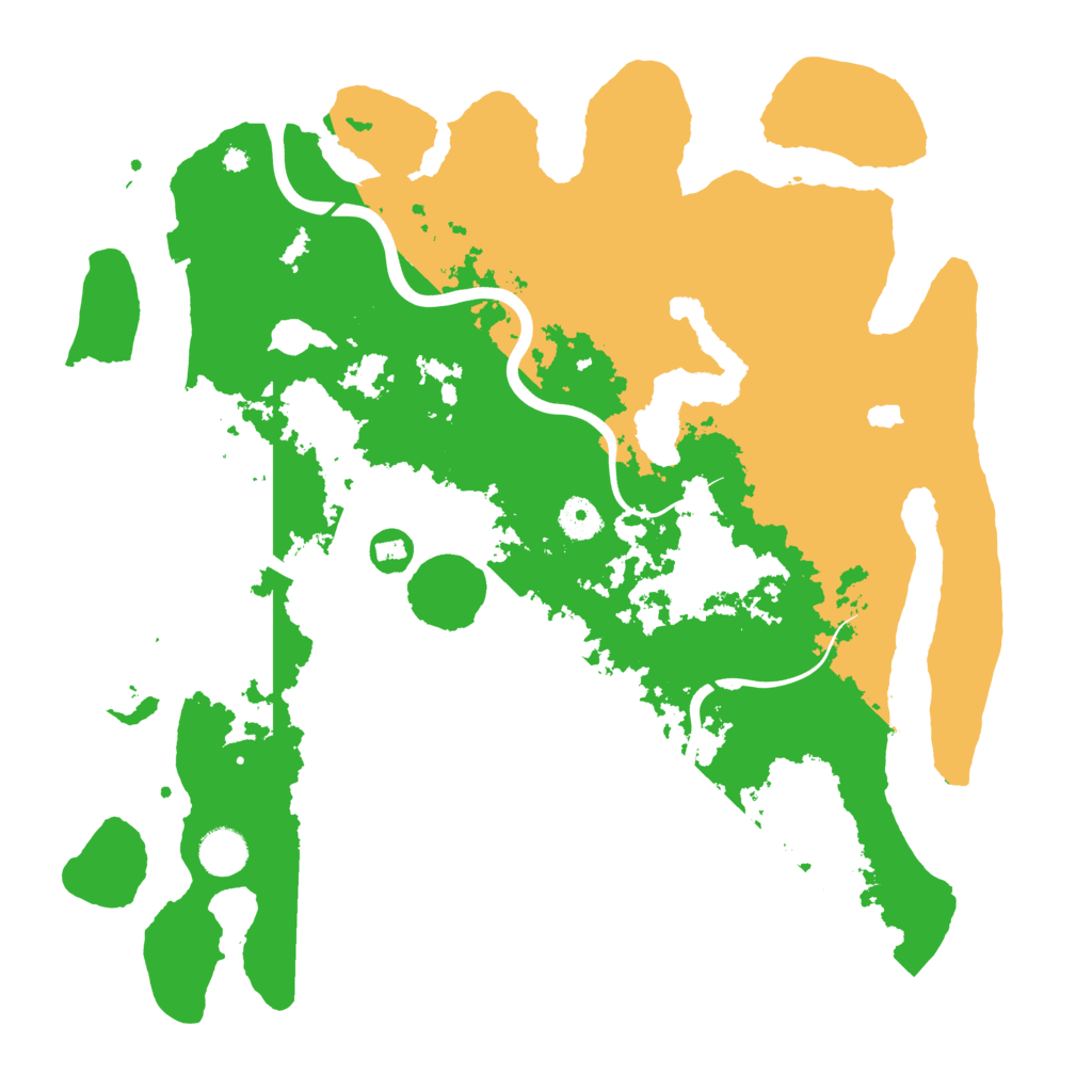 Biome Rust Map: Procedural Map, Size: 4000, Seed: 23553