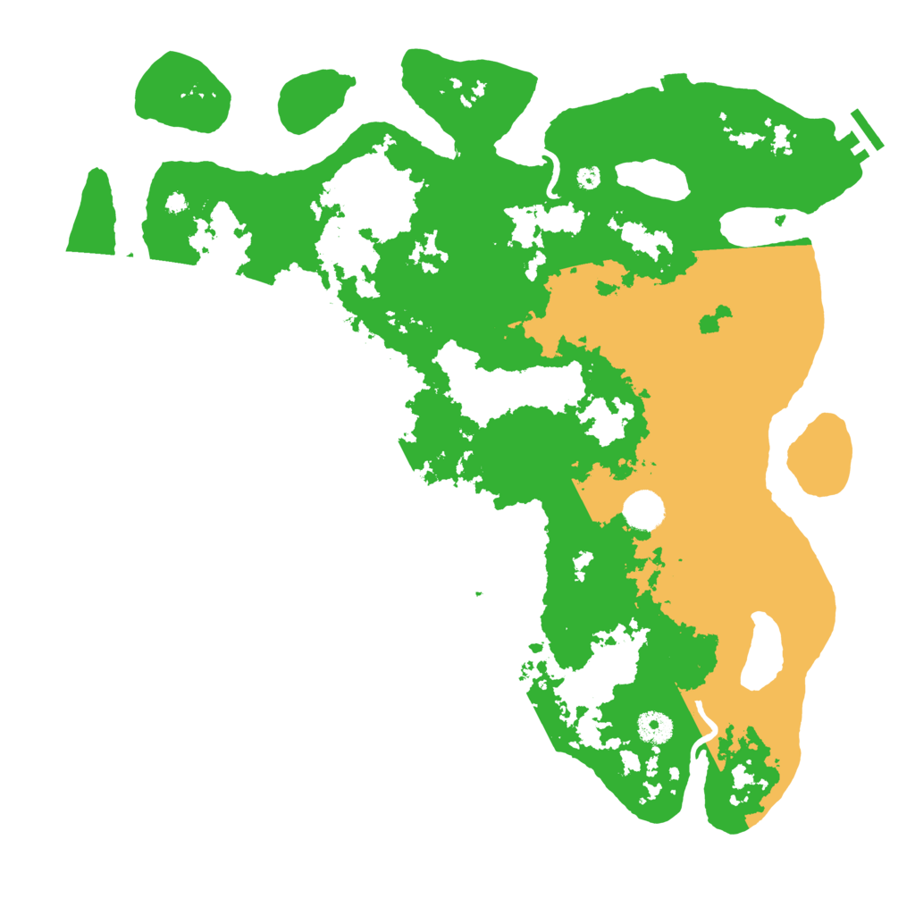 Biome Rust Map: Procedural Map, Size: 4000, Seed: 54891682