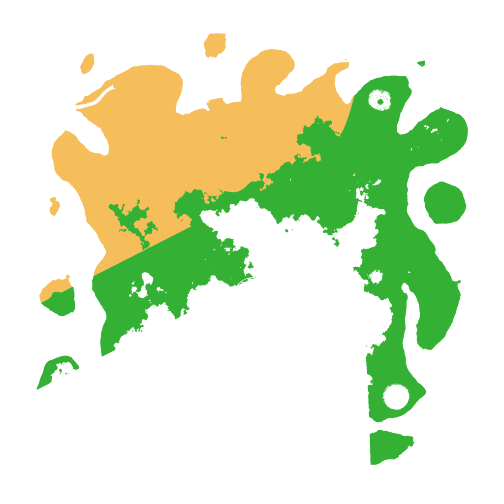 Biome Rust Map: Procedural Map, Size: 3500, Seed: 39196846
