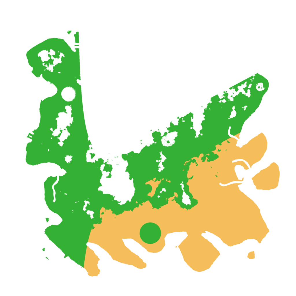 Biome Rust Map: Procedural Map, Size: 3650, Seed: 96913273