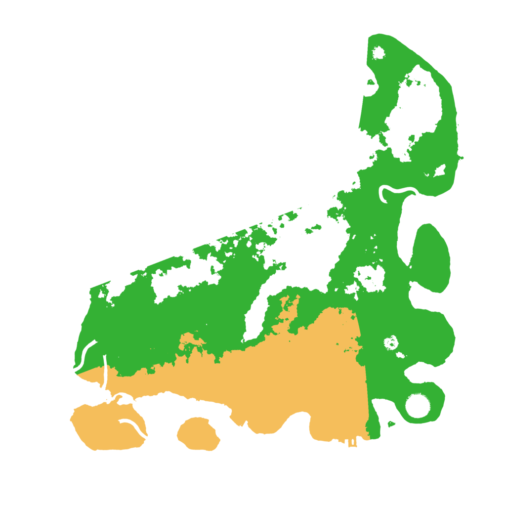 Biome Rust Map: Procedural Map, Size: 3650, Seed: 36554204
