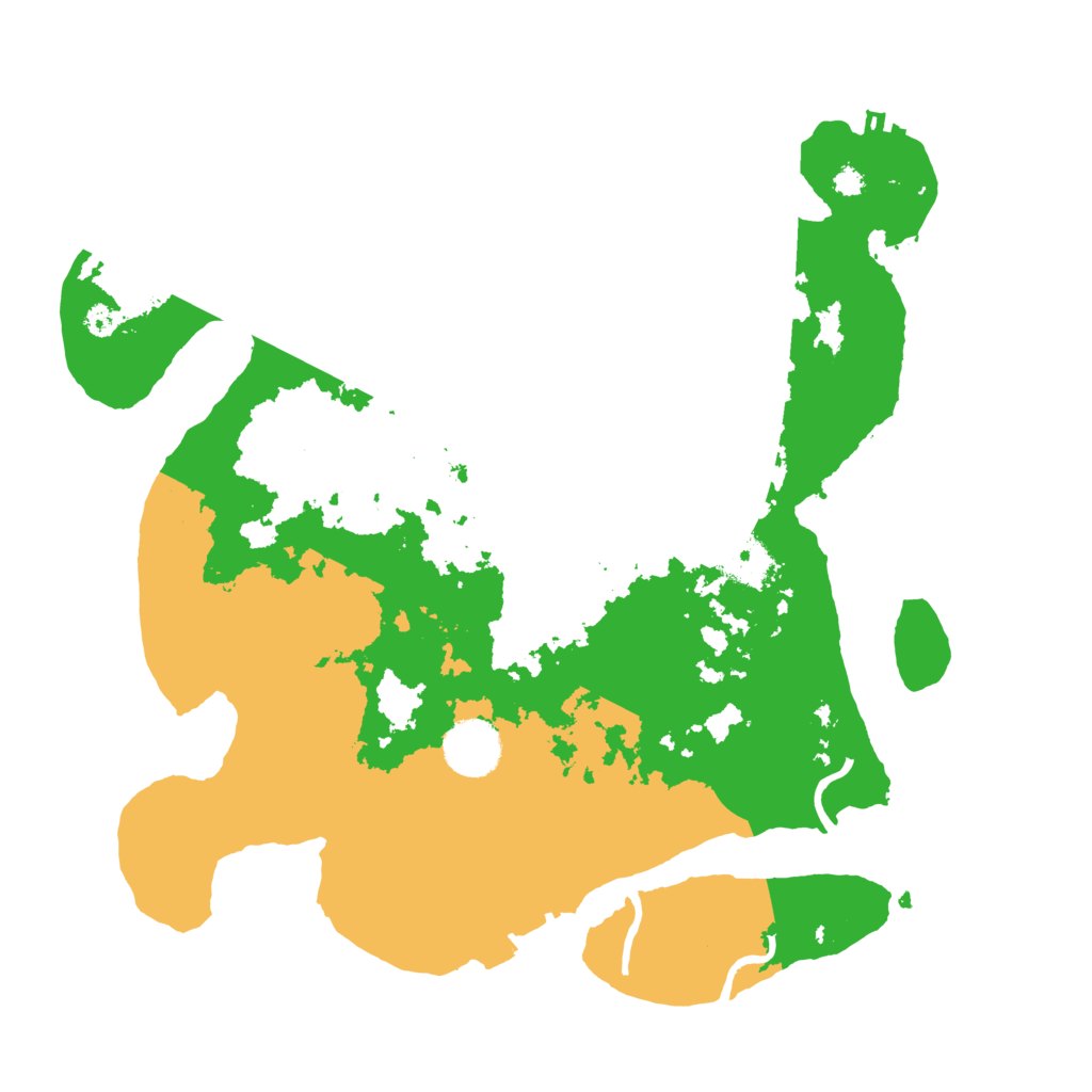 Biome Rust Map: Procedural Map, Size: 3400, Seed: 96611428