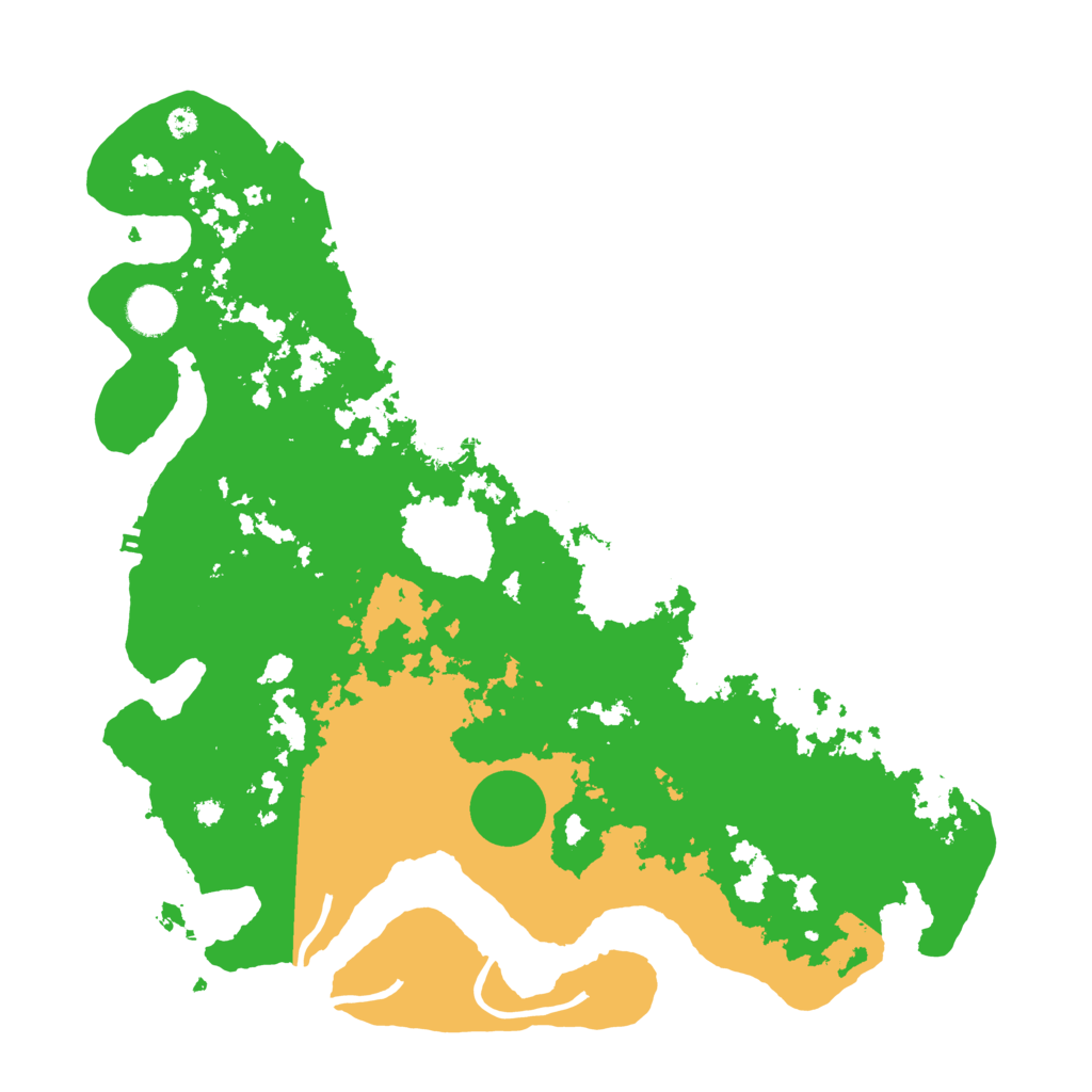 Biome Rust Map: Procedural Map, Size: 3800, Seed: 27531858