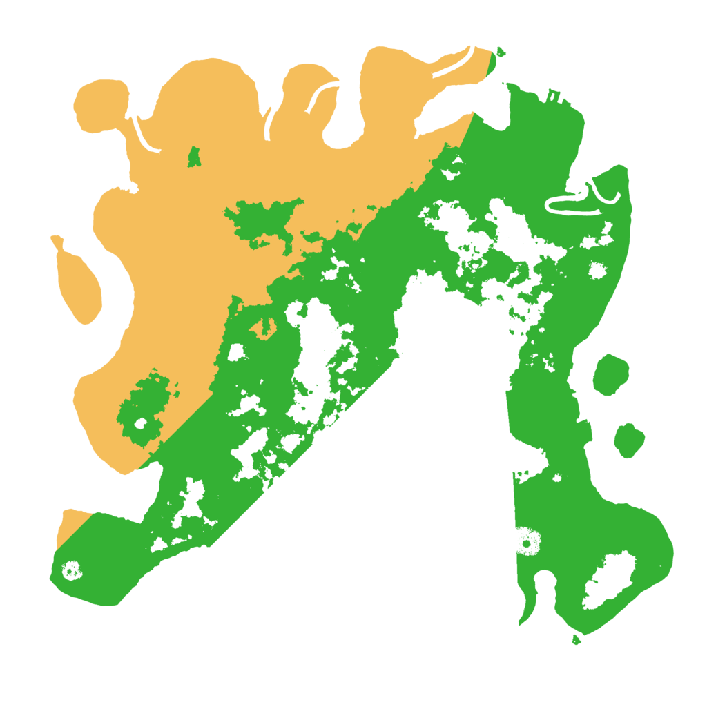 Biome Rust Map: Procedural Map, Size: 3700, Seed: 27661508
