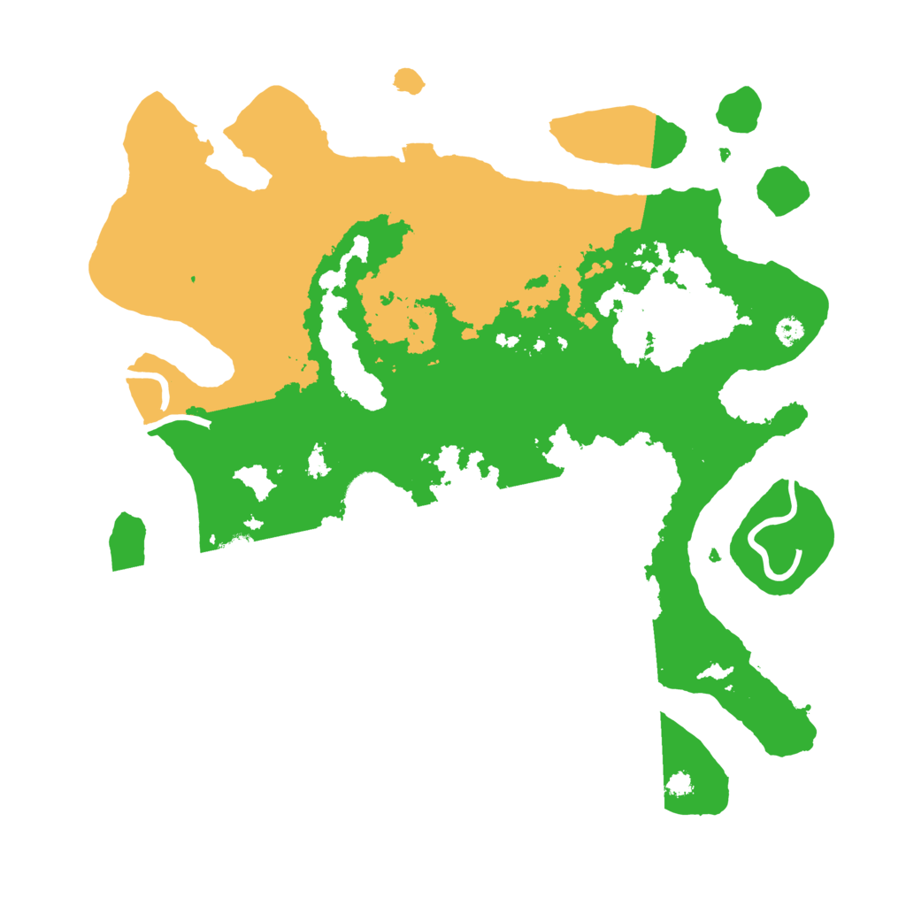 Biome Rust Map: Procedural Map, Size: 3400, Seed: 62517839